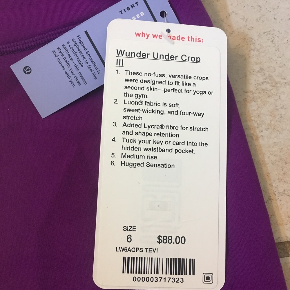 lululemmon Wunder under crops